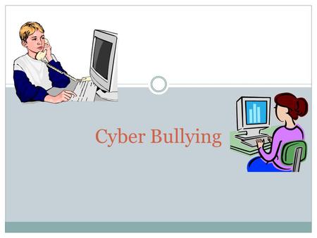 Cyber Bullying Welcome to our Parent Power night. I hope you will find the evening helpful and informative. Mrs. Fleming is very proactive and very much.