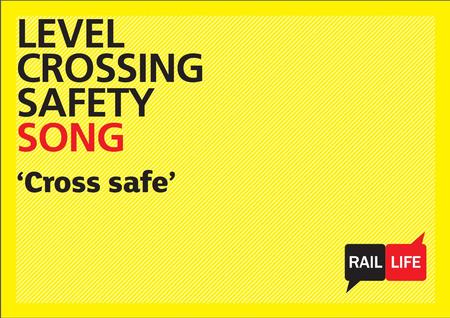 1. CROSS SAFE SONG Train is a-coming, Train is a-coming, Rushing through the countryside, Rushing through the countryside, To a level-crossing, To a level-crossing,