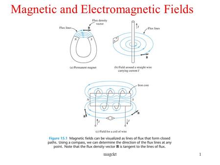 Magnetic and Electromagnetic Fields