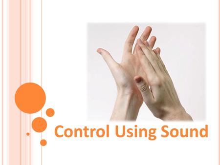 Control Using Sound. 1. What is sound? 2. How does the LEGO sound sensor sense sound? 2 Control Using Sound Pre-Quiz.