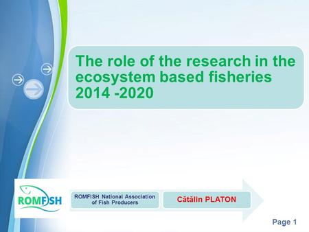 ROMFISH National Association of Fish Producers