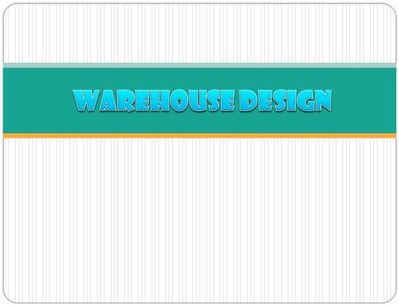 The design of a large and modern warehouse is very complex and requires a range of skills and disciplines.  operations  construction  materials handling.