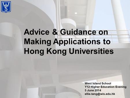 Advice & Guidance on Making Applications to Hong Kong Universities