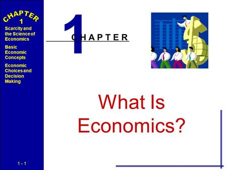 1 C H A P T E R What Is Economics?.