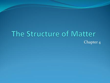 Chapter 4. Chapter Preview  4.1 Compounds and Molecules  What Are Compounds?  Models of Compounds  How Does Structure Affect Properties?  4.2 Ionic.