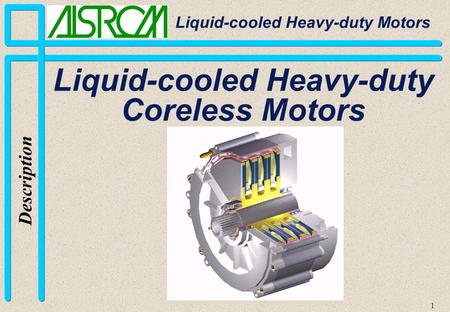 Liquid-cooled Heavy-duty Coreless Motors