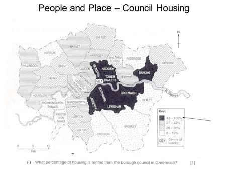 People and Place – Council Housing. ii) Explain one advantage OR one disadvantage of renting a property from the borough council. [2] Advantages –No delay.
