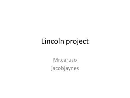 Lincoln project Mr.caruso jacobjaynes. Created/Published December 13, 1855 Sangamon County, Illinois Summary: Sarah Correll, Mary Ann Herrin, and Martha.