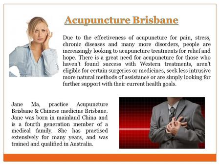 Due to the effectiveness of acupuncture for pain, stress, chronic diseases and many more disorders, people are increasingly looking to acupuncture treatments.