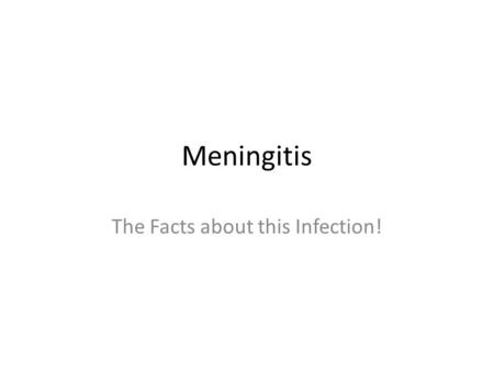 The Facts about this Infection!