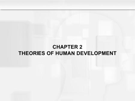 CHAPTER 2 THEORIES OF HUMAN DEVELOPMENT. Learning Objectives What are the main issues addressed by developmental theories? Where does each major theorist.