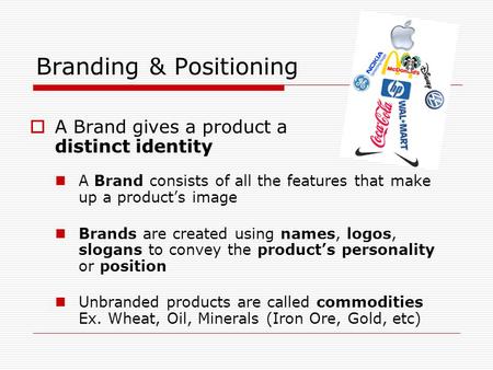 Branding & Positioning