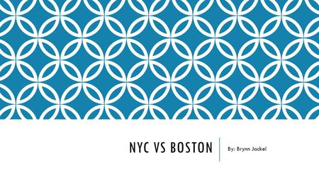 NYC VS BOSTON By: Brynn Jackel. CAREER: MARKETING MANAGER City:New York City (Manhattan), NYBoston, MA Monthly Salary$61,000$56,000 Rent for 1-Bedroom.