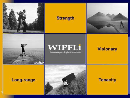 Wipfli.com Long-rangeStrengthVisionaryTenacity. wipfli.com How many are comfortable that your internal processes will achieve the vision? Would you agree.