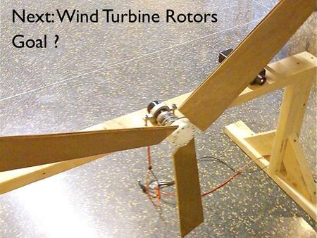 Next: Wind Turbine Rotors Goal ?. Question 1  Divergent thinking consists of A) Selection of unique answer B) Brainstorming many ideas.