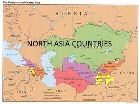 NORTH ASIA COUNTRIES.