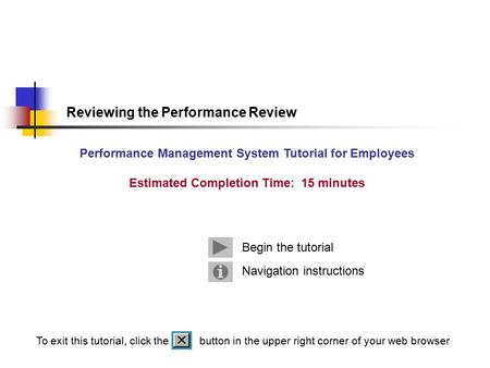 Reviewing the Performance Review