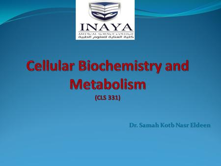Dr. Samah Kotb Nasr Eldeen. Quantitative determination of serum amylase activity.