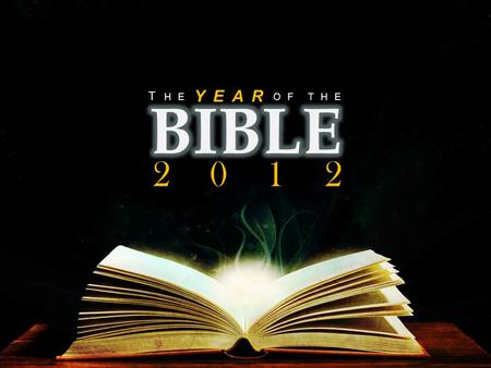 THEOF YEAR T HE 2012. Psalm 1 Blessed is the man who does not walk in the counsel of the wicked or stand in the way of sinners or sit in the seat of mockers.