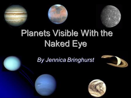 Planets Visible With the Naked Eye