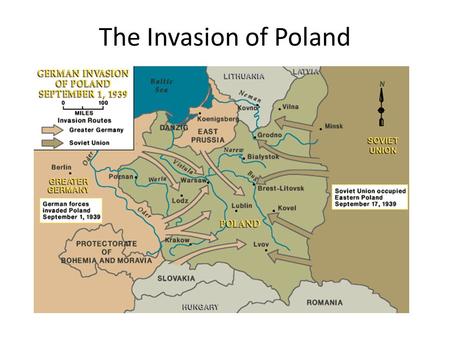 The Invasion of Poland.