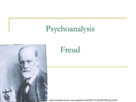 Psychoanalysis Freud