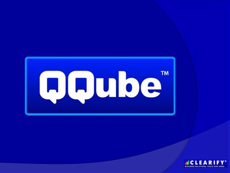 What is it? QQube is a data extraction technology that will cut the time it takes to create reports or data analysis by 90% No more fussing with ODBC drivers.