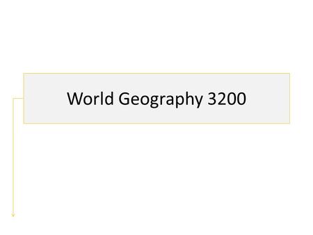 World Geography 3200. Unit 2: Patterns in Weather & Climate.