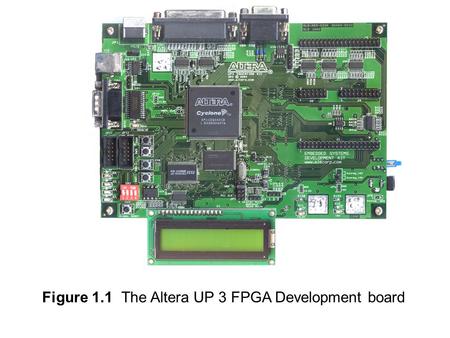 Figure 1.1  The Altera UP 3 FPGA Development board
