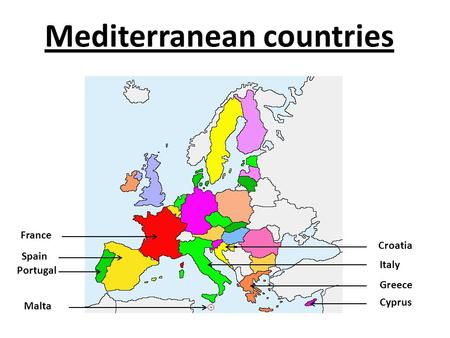 Mediterranean countries