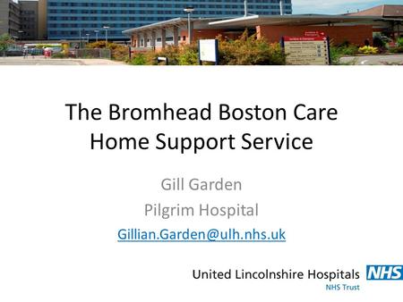 The Bromhead Boston Care Home Support Service