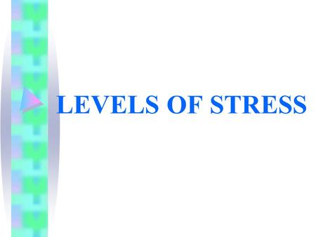 LEVELS OF STRESS. Stress within the word: Looking at words said in isolation (a rather artificial situation except for -´yes`, ´no´, ´possibly´, ´please´,