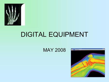 DIGITAL EQUIPMENT MAY 2008.