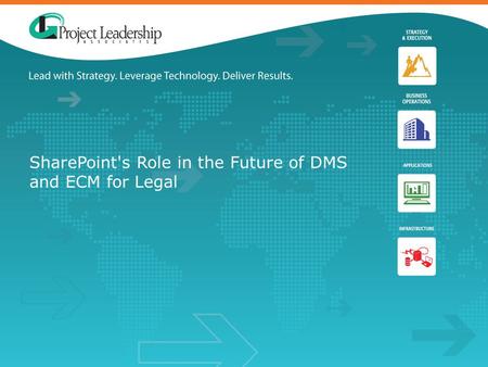 SharePoint's Role in the Future of DMS and ECM for Legal.