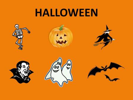 HALLOWEEN Halloween symbols.