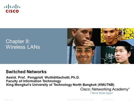 Chapter 8: Wireless LANs