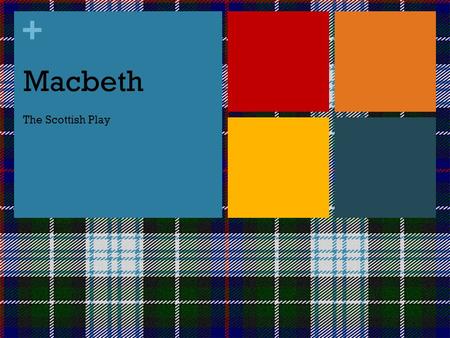 + Macbeth The Scottish Play. + Quick Facts about Macbeth Written in 1606 by William Shakespeare Published in 1623 by two senior members of Shakespeare’s.