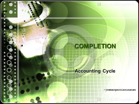 COMPLETION Accounting Cycle -joemargarciacunanan.