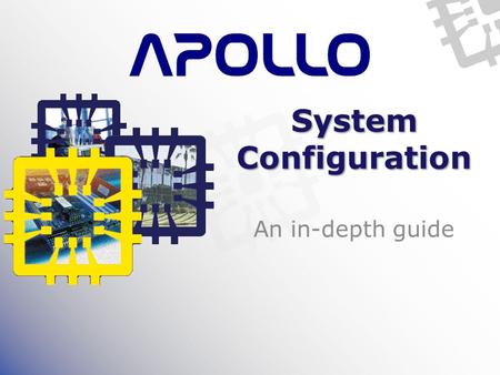 System Configuration An in-depth guide. Overview Main module for configuring system – Hardware – Access Levels – Maps – IF/THEN Functions – Operators/Permissions.