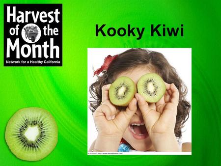 Kooky Kiwi. Put your thinking cap on! There will be questions to answer at the end.