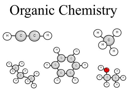 Organic Chemistry C H H C C H C H H O C.