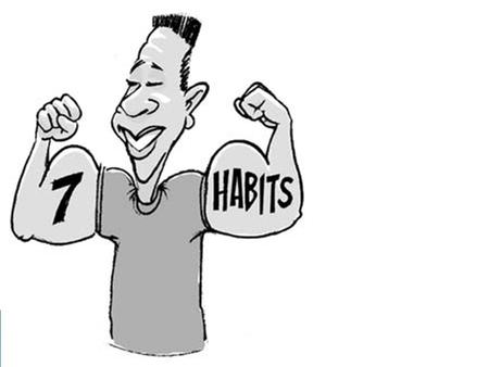 What is a Habit?  Habits are patterns of behaviour composed of 3 overlapping components: -Knowledge -Desire -Skill Knowledge DesireSkills.