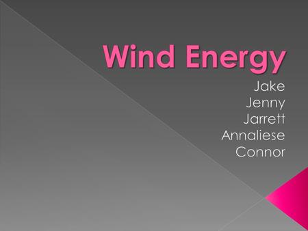  Wind Turbines are used to power electric generators and allows wind to be used as an alternative fuel.  Wind Power is used to power homes, businesses,
