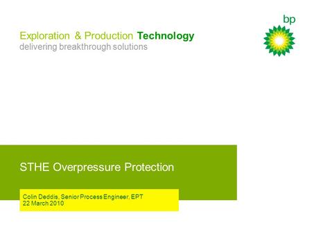 STHE Overpressure Protection