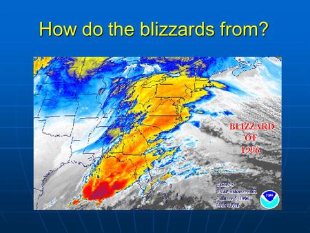 How do the blizzards from?. Review of last lecture Tropical climate: Mean state: The two basic regions of SST? Which region has stronger rainfall? What.