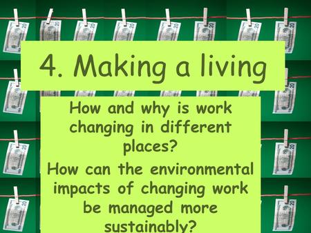 How and why is work changing in different places?