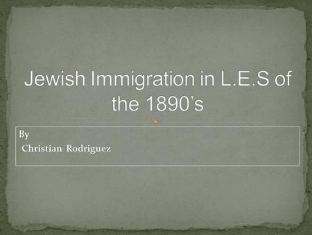 By Christian Rodriguez. In 1880, 6 million of 7.7 million Jews lived in Europe with 3% living in the U.S. 73% of Jews between 1880 and 1920 came from.