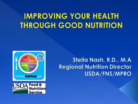  Cornerstone of federal nutrition policy and nutrition education activities  Put forth by USDA and DHHS  Provide science-based advice for Americans.