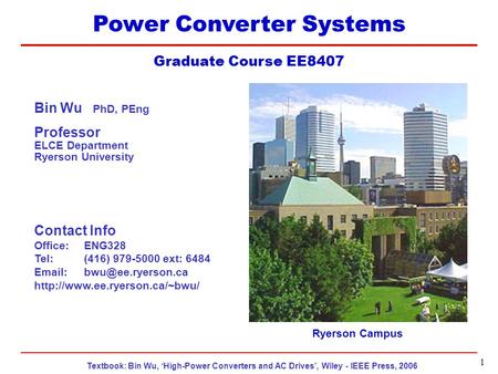 Power Converter Systems