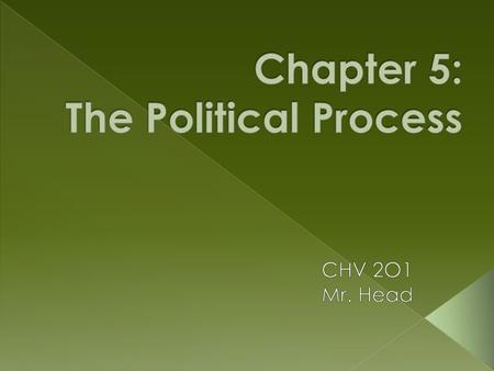  Why is it important to understand how the political process works? What are some ways that individuals and groups can be involved in the political process?